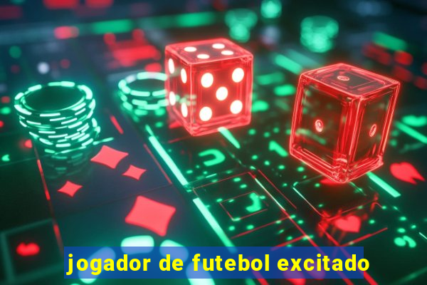 jogador de futebol excitado